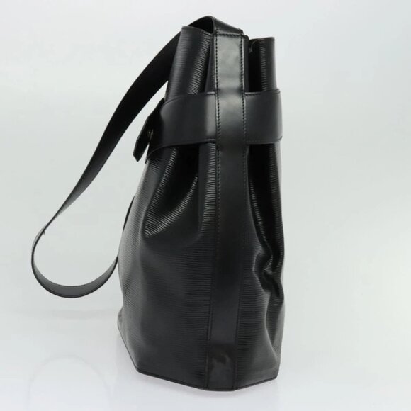 LOUIS VUITTON Epi Sac Depaule GM Shoulder Bag Black M80155 LV Auth 132229 - Picture 3 of 15